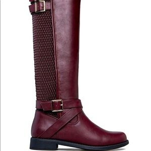 Tessa Textured Flat Boot